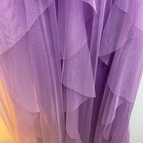 **Worn 1x for wedding** Vera Wang Bobbin Net Evening Dress size 6 - Picture 5 of 6